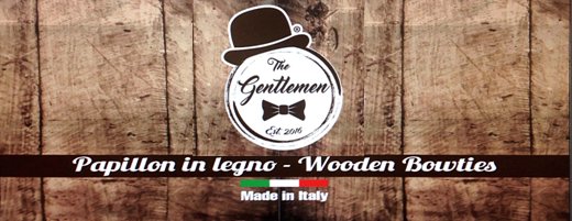 the gentleman - papillon in legno